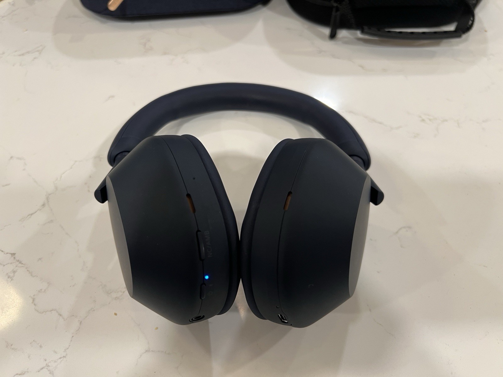 Sony WH-1000XM5 Blue Wireless ANC Over-Ear Headphones Bluetooth USB-C 3.5mm