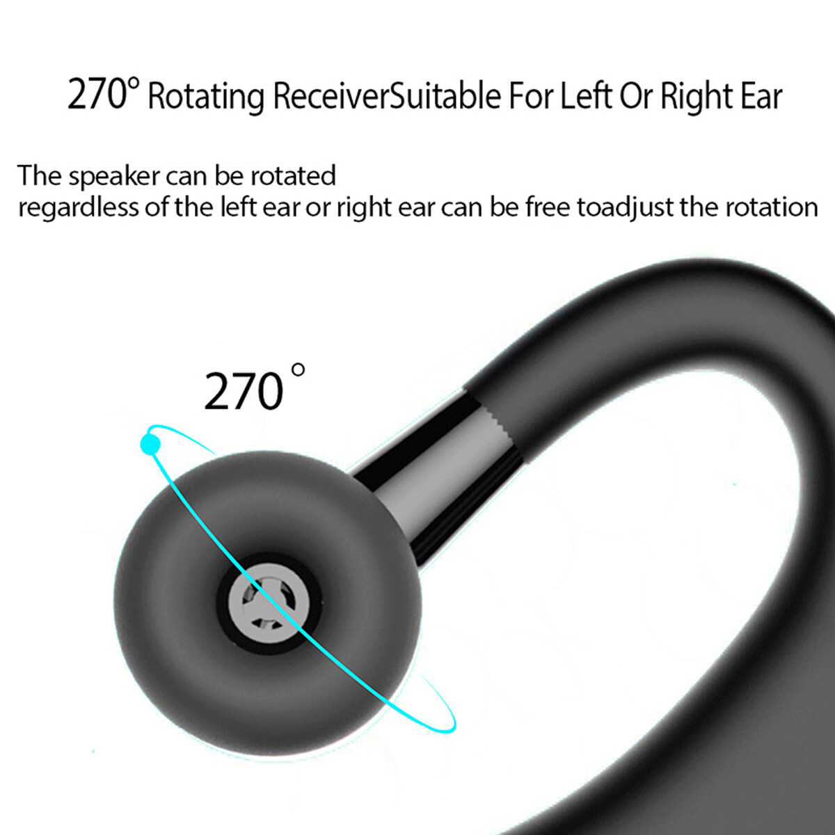 Bluetooth 5.3*Headset Wireless Noise Cancelling Driving Trucker Headphone Earbud