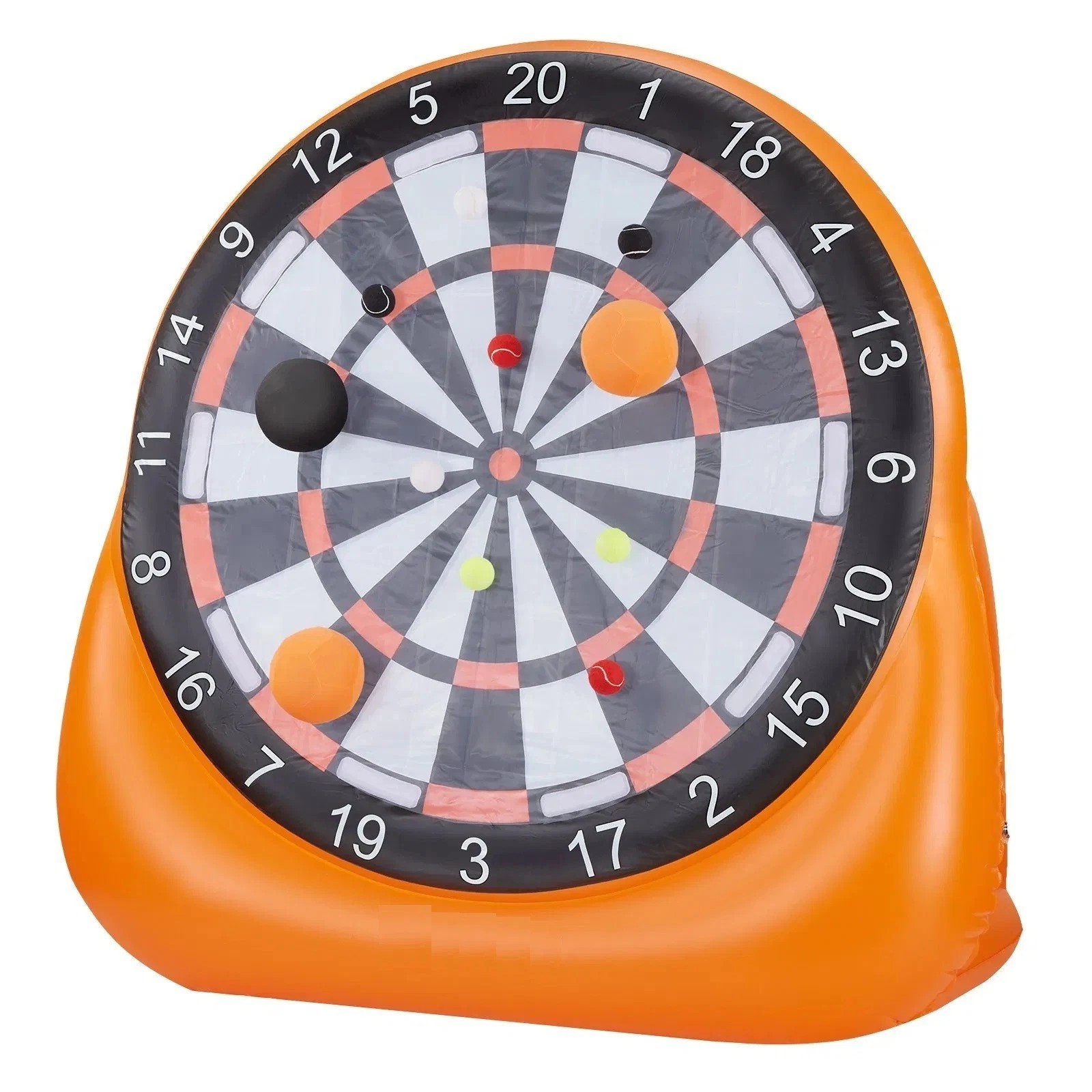 Inflatable Soccer Dart Board, over 6 ft High Giant Soccer Dart Board with 4 Kick