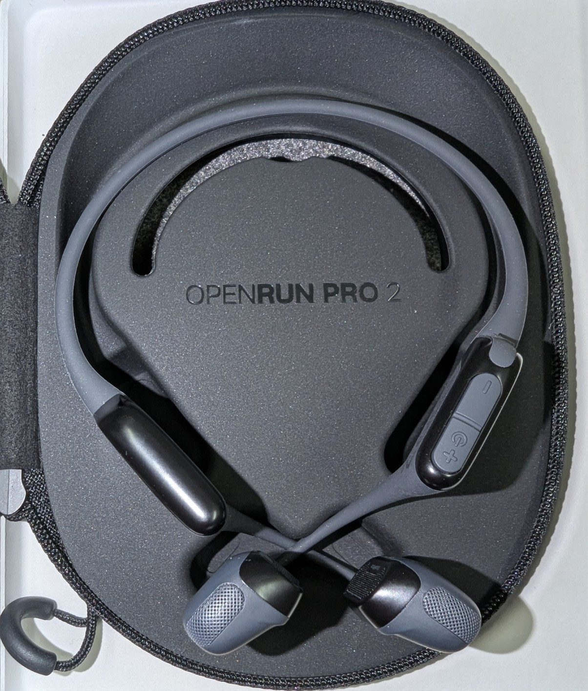 Shokz OpenRun Pro 2 Mini Bone Conduction Bluetooth Wireless Headphones – Black