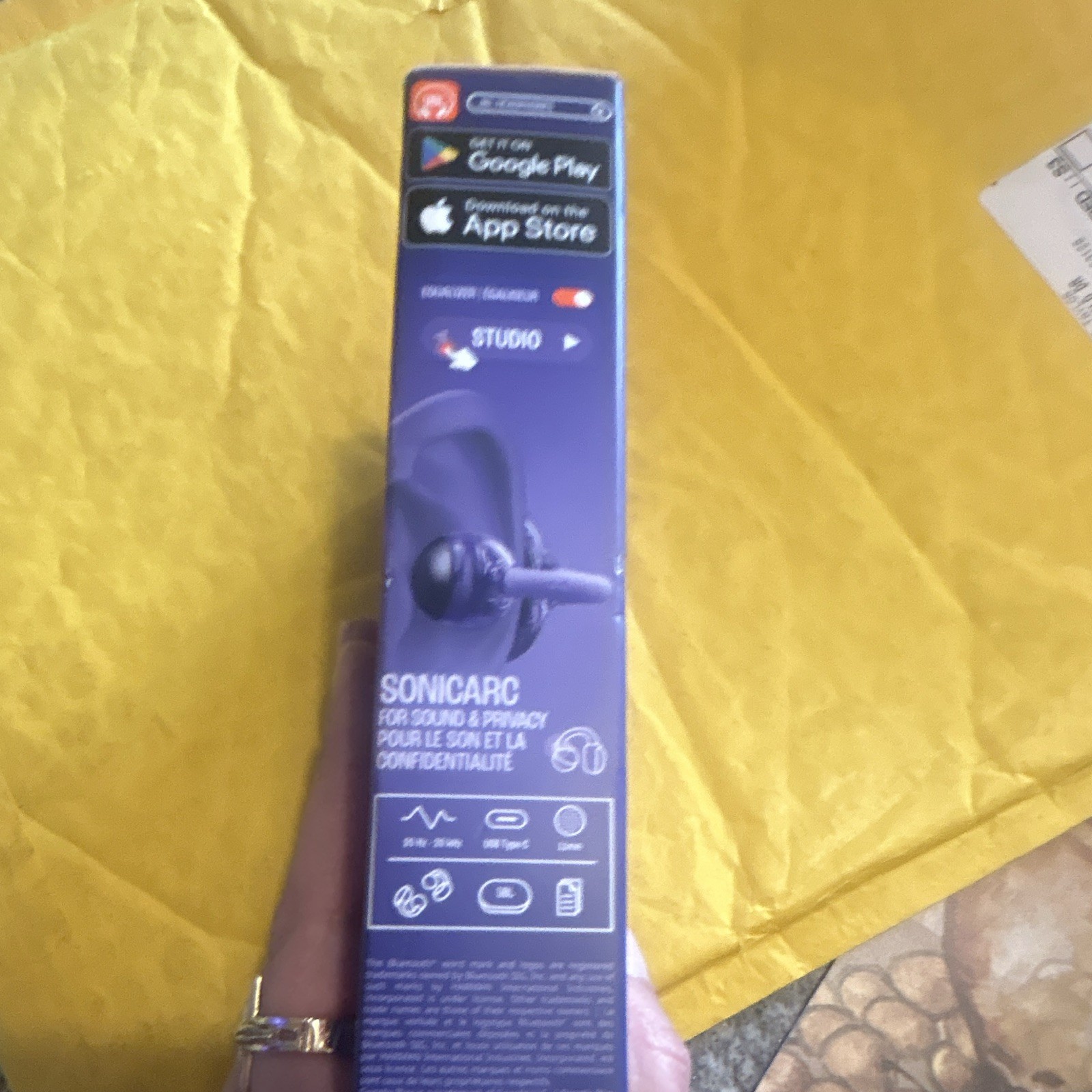 JBL Soundgear Clips Open-Ear True Wireless Earbuds – Purple