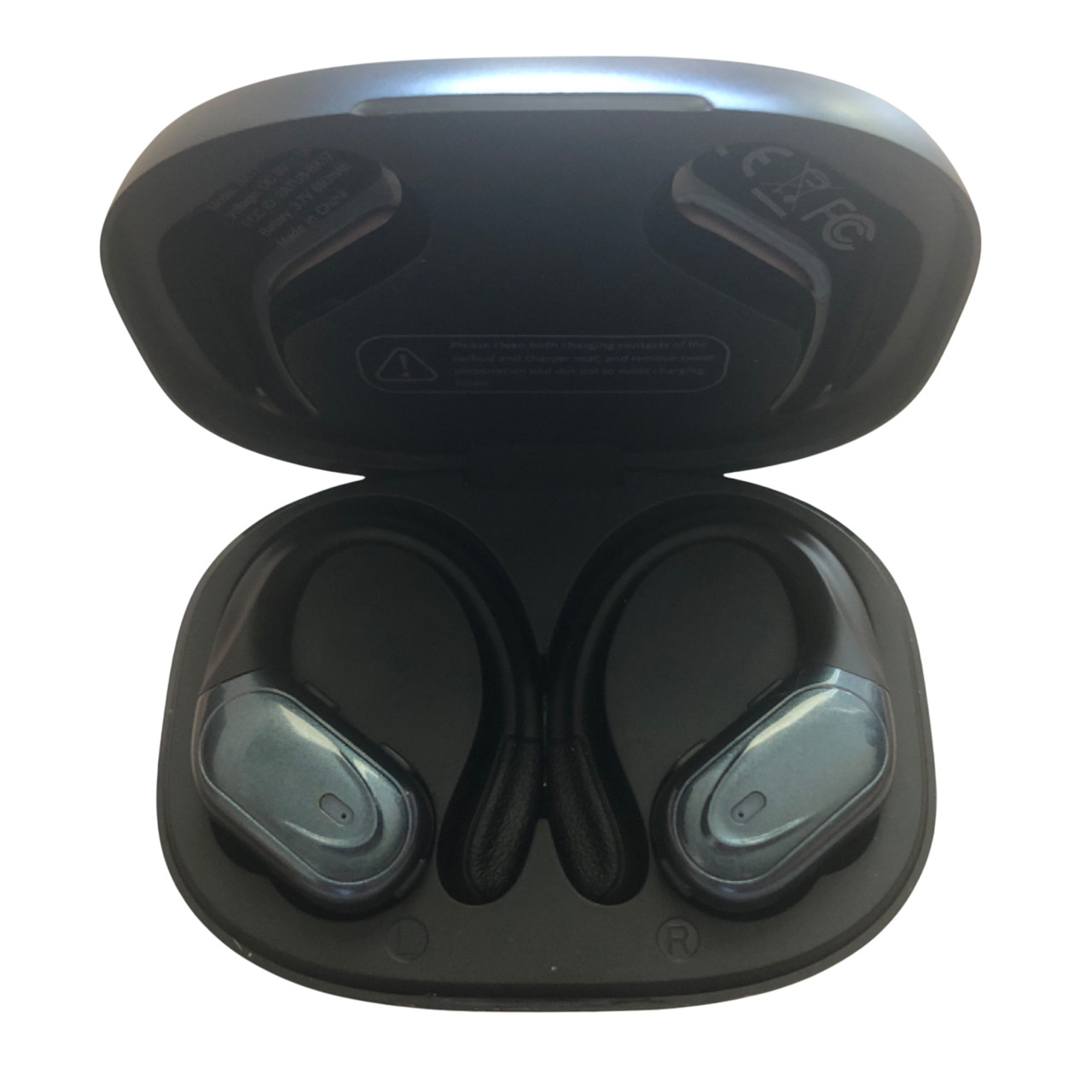 over the ear buds blootooth black