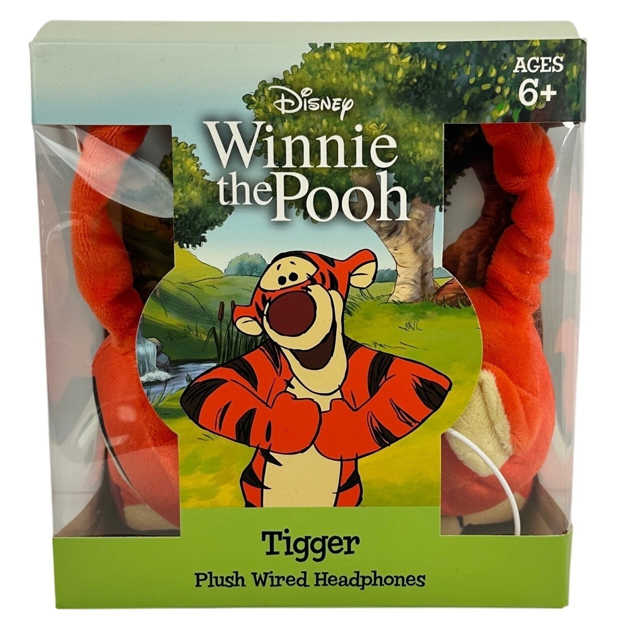 Disney Winnie the Pooh Tigger Plush Wired Headphones Kids Orange HP-0037-TIGGER