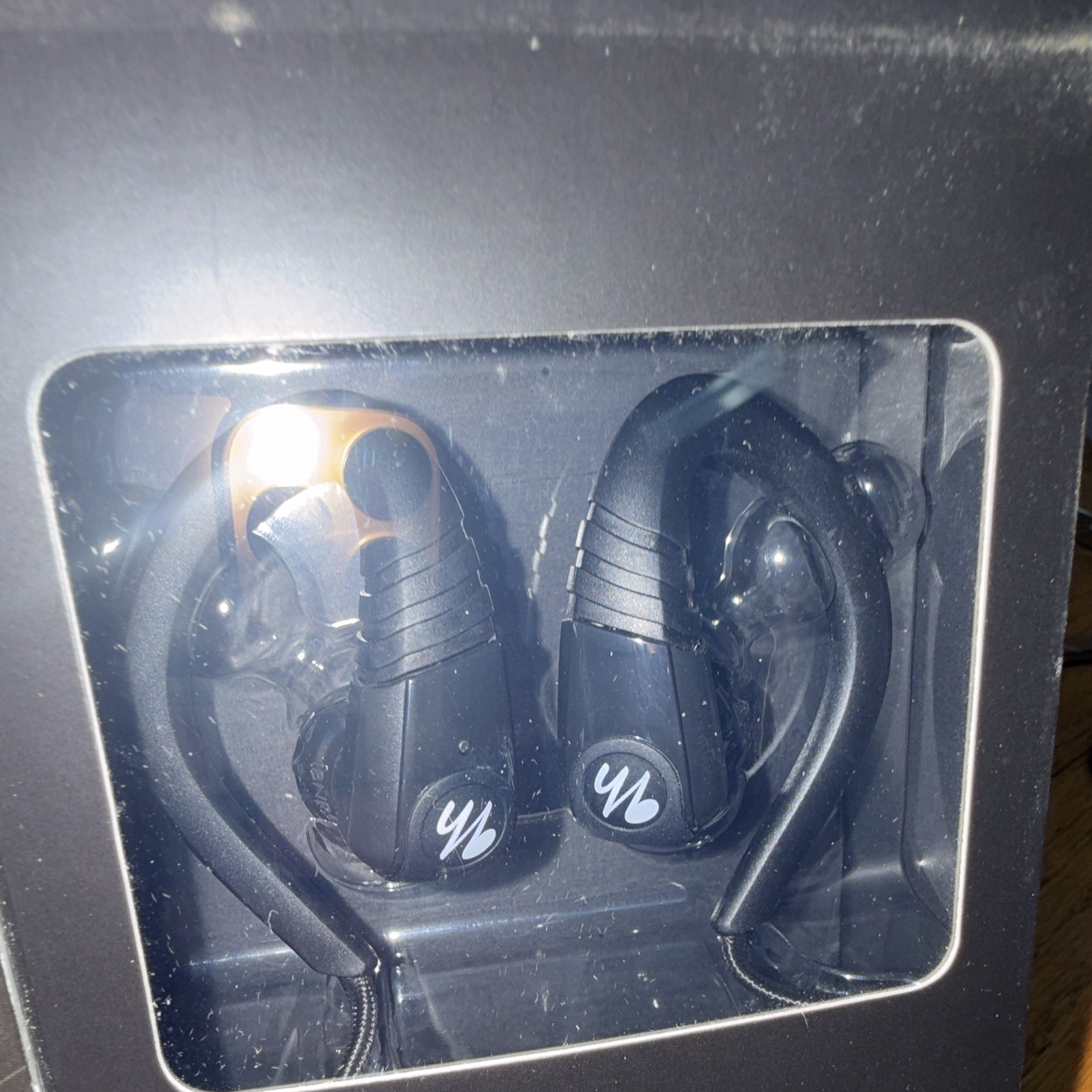 yurbuds Liberty Wireless In-Ear Bluetooth Ear-Hook Earbuds Mic Black