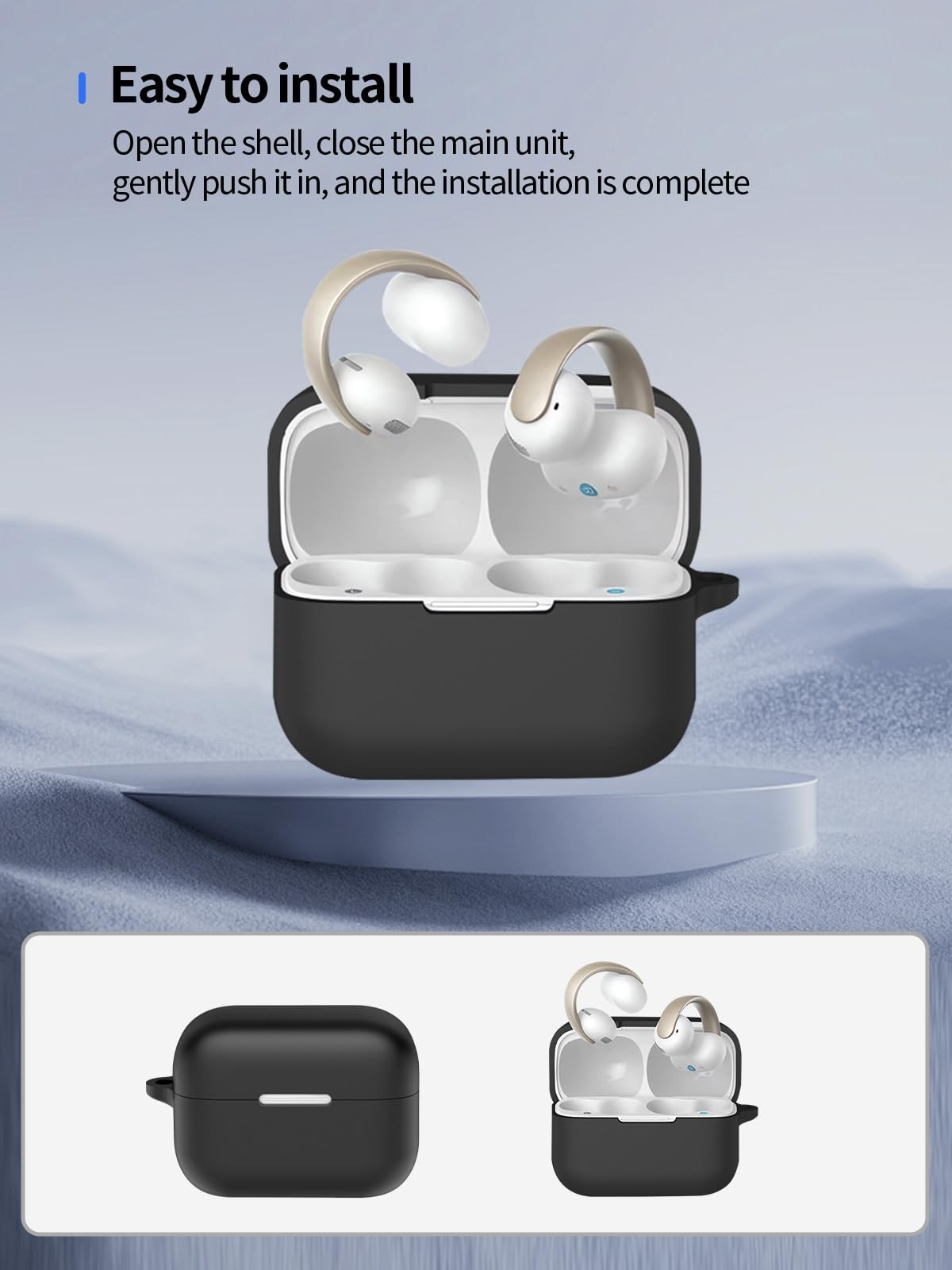 Compatible with Anker Soundcore AeroClip Active Noise Cancelling Earbuds,Premium