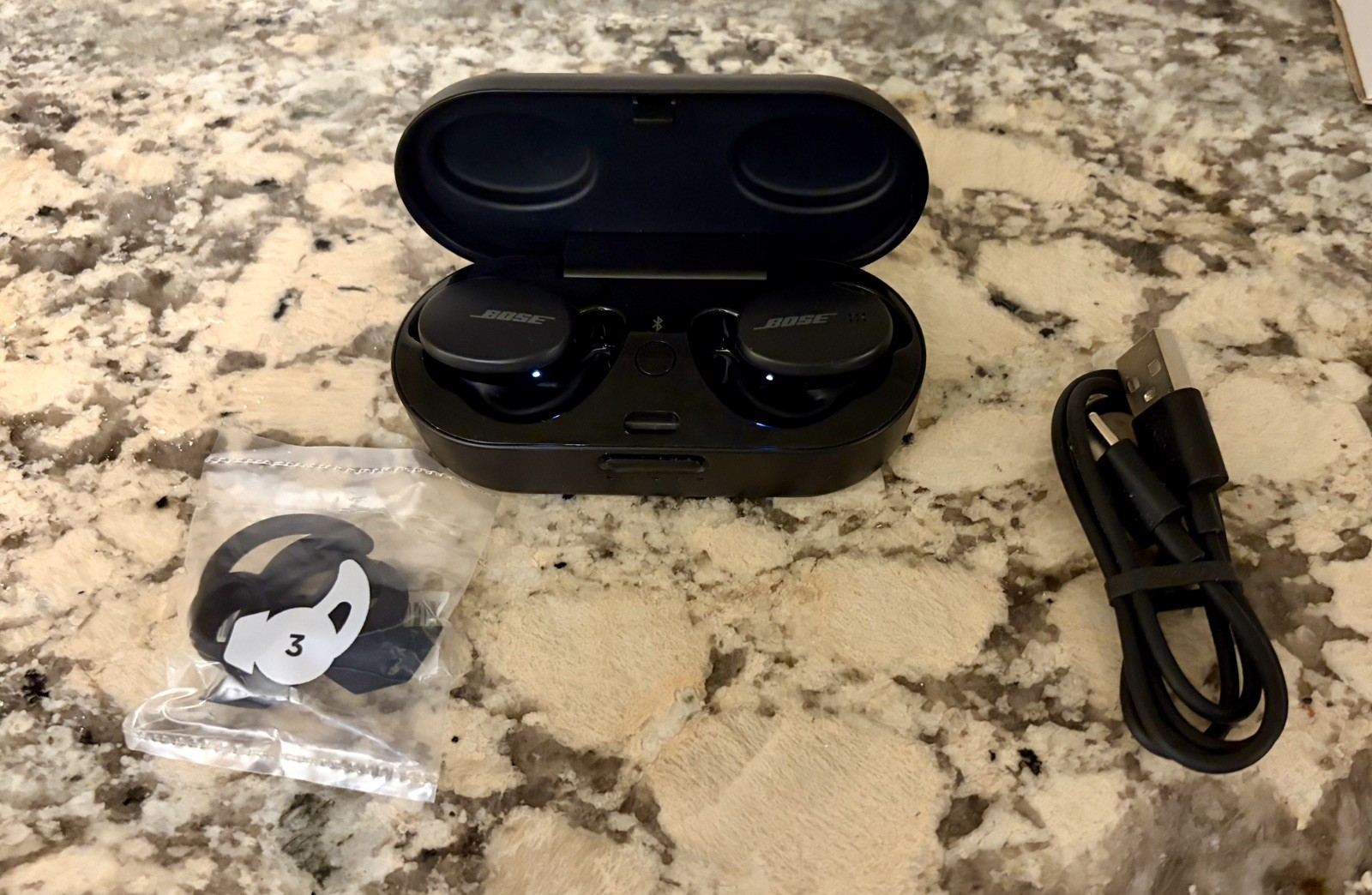 Bose Sport Earbuds Wireless Earphones Bluetooth Black