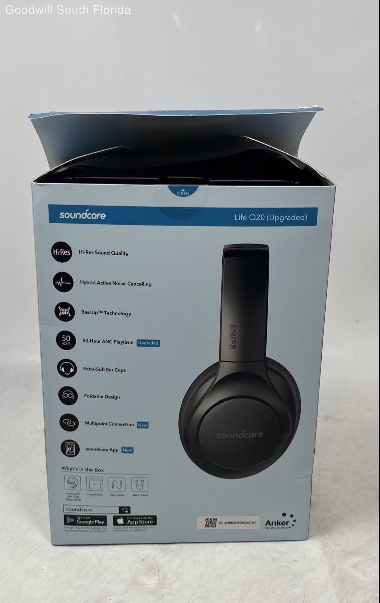 Soundcore By Anker Life Q20 Hybrid Active Noise Cancelling Headphones