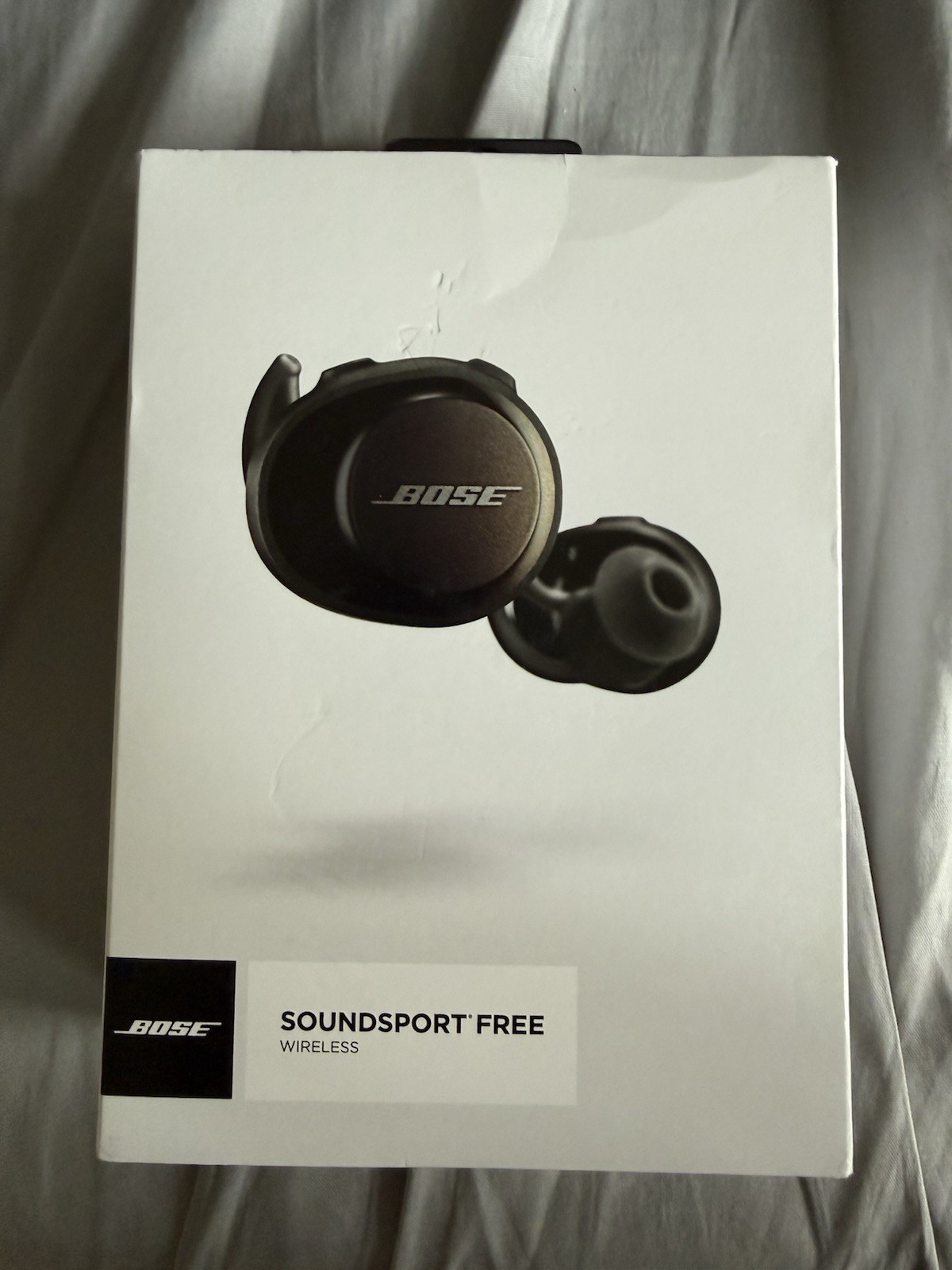 Bose SoundSport Free Wireless Headphones w Case Tested Black