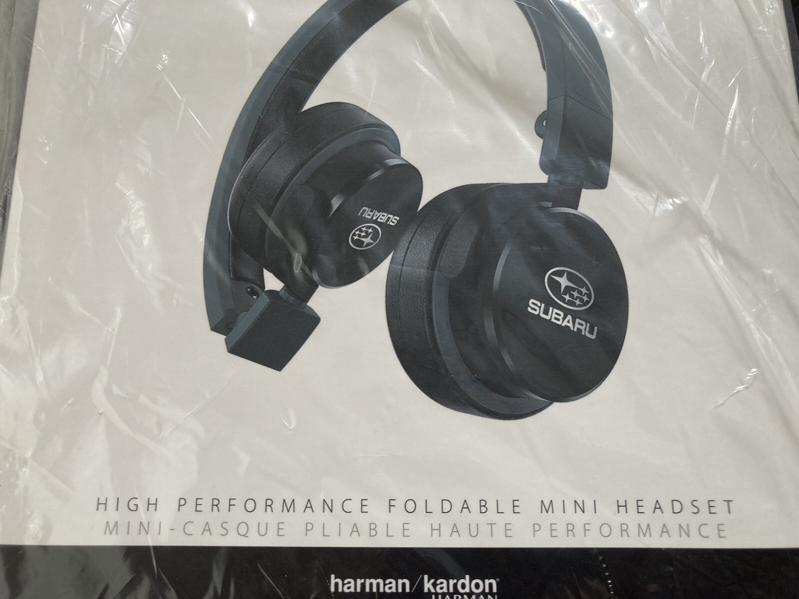 Subaru Harman Kardon High Performance Headphones Mini Headset Foldable Speakers