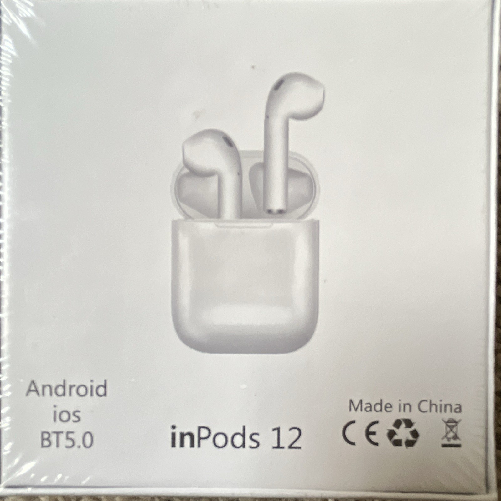 inPods inPods 12 True Wireless Bluetooth In-Ear Earbuds, Blue (Double)