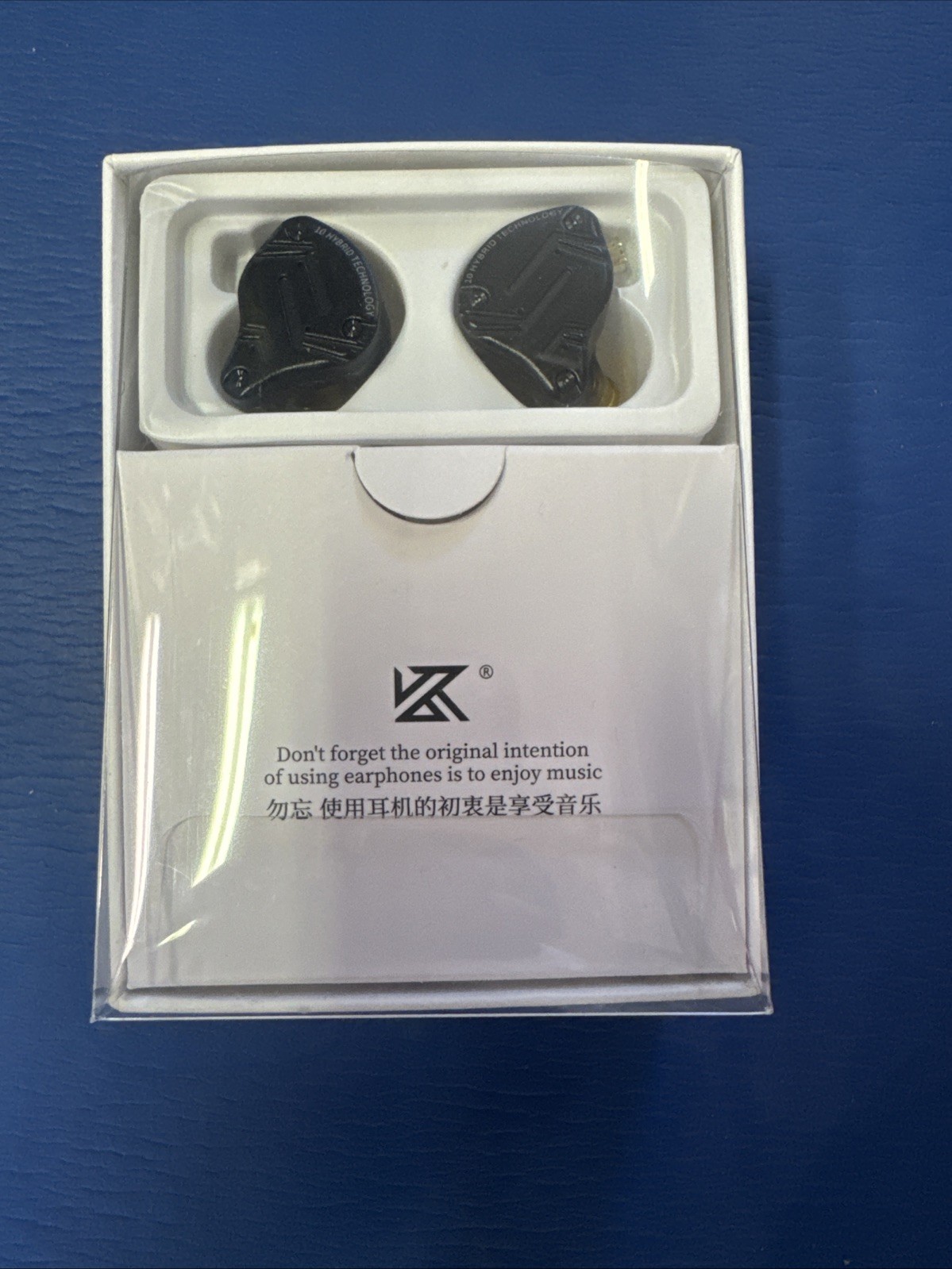Linsoul KZ-ZS10 Pro X In-Ear Monitors Earbuds, Black With 3.5mm Detachable Cable