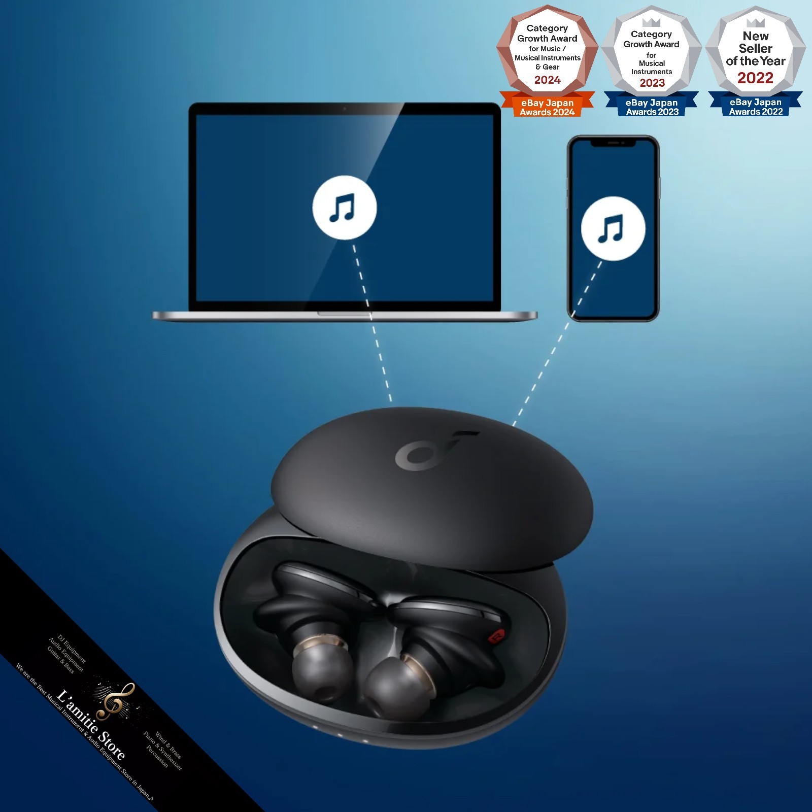 ANKER Soundcore Liberty 3 Pro Ultra Noise Canceling Wireless Earphones A3952NA1