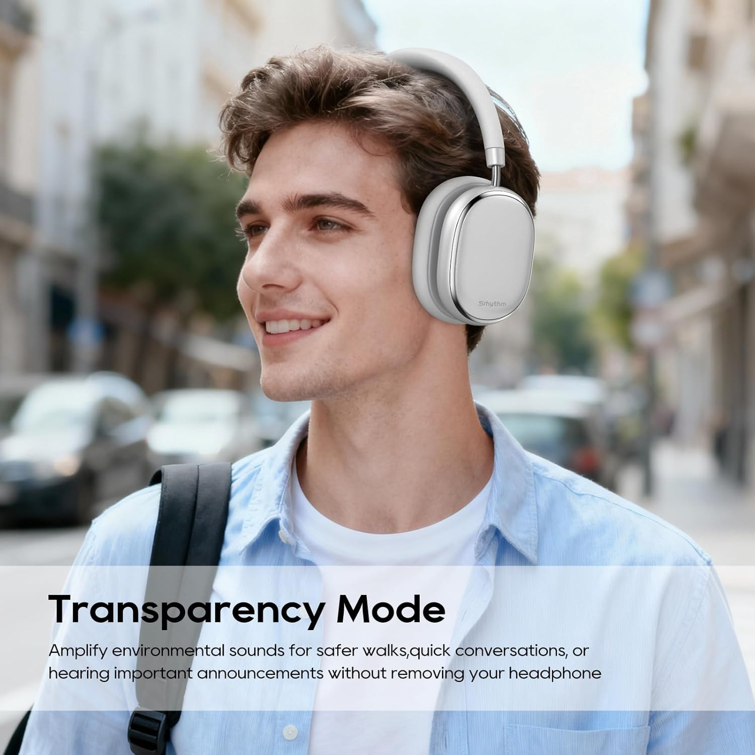Nicecomfort 95 Hybrid Wireless Noise Cancelling Headphones with Transparency Mod