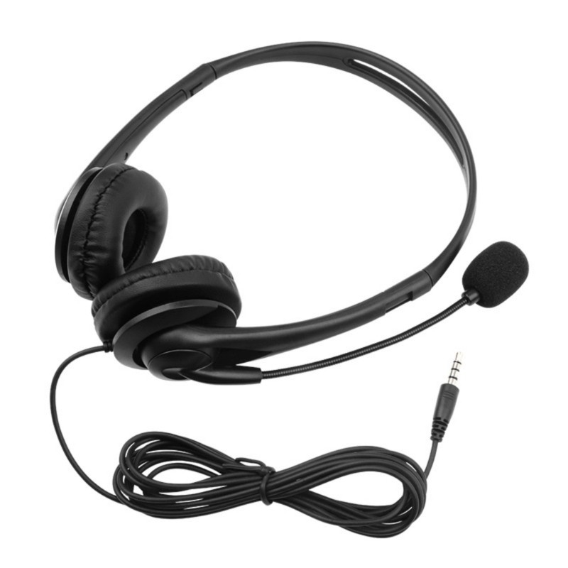 Comfortable Over Ear Headphones with 3.5mm Plug Corded for Music Calls Study