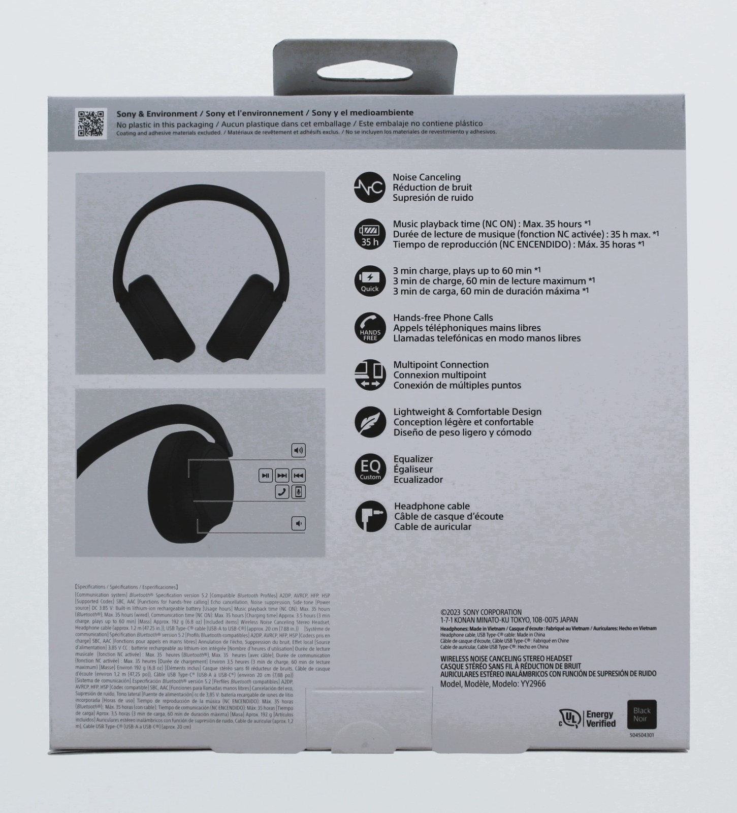 Sony Noise Cancelling Over the Ear Headphones