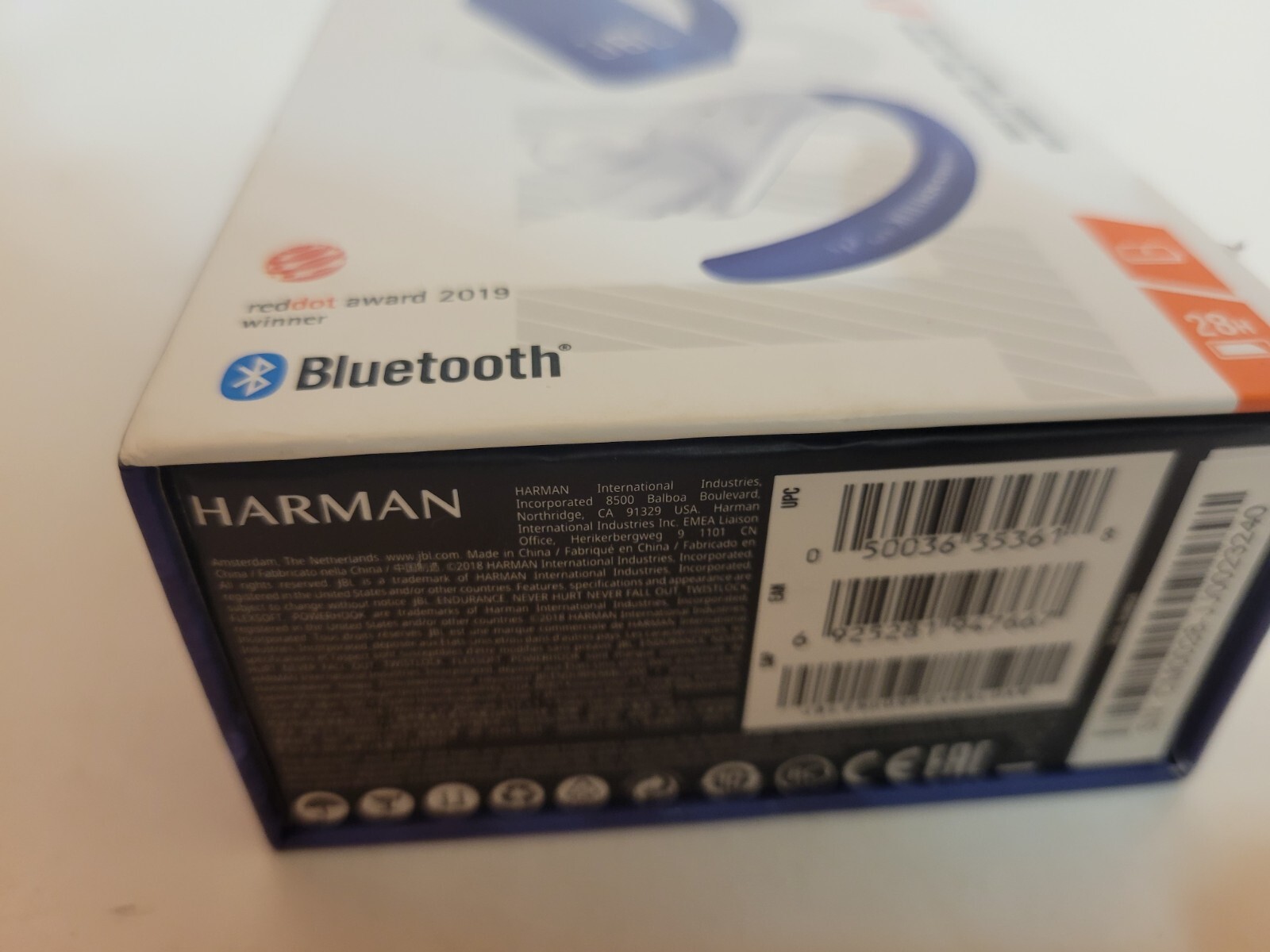 JBL Endurance Peak True by Harman Kardon – Blue – Only one Earbud