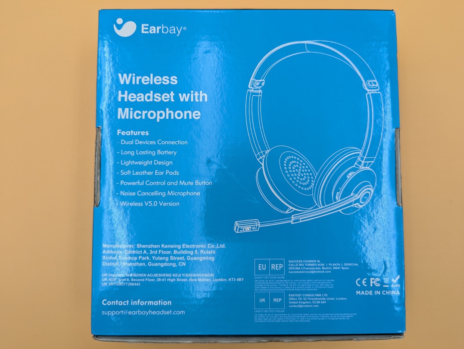 Earbay BT786 Wireless Headset With Microphone – CANADA FAST SHIPPING
