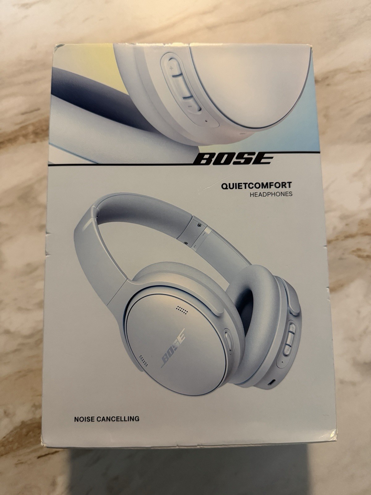 Bose QuietComfort Wireless Noise Cancelling Over-the-Ear Headphones -Ice Blue