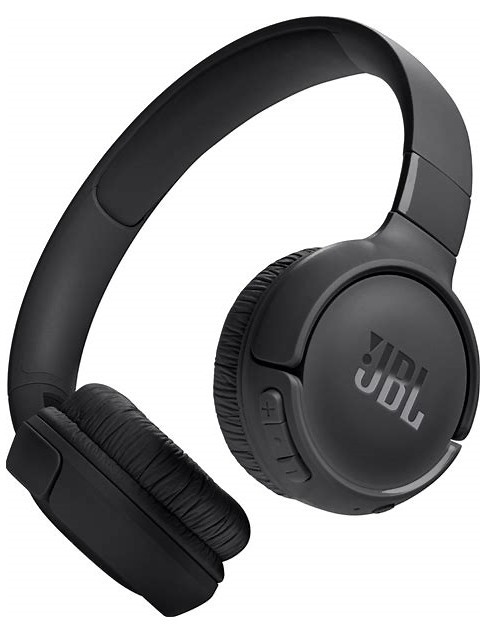 JBL Tune 520BT Wireless On-Ear Bluetooth Headphones Black 57H Battery New