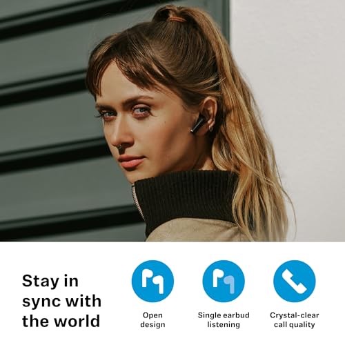 SENNHEISER ACCENTUM OPEN TRUE WIRELESS IN-EAR HEADPHONES OTW1 – BLACK