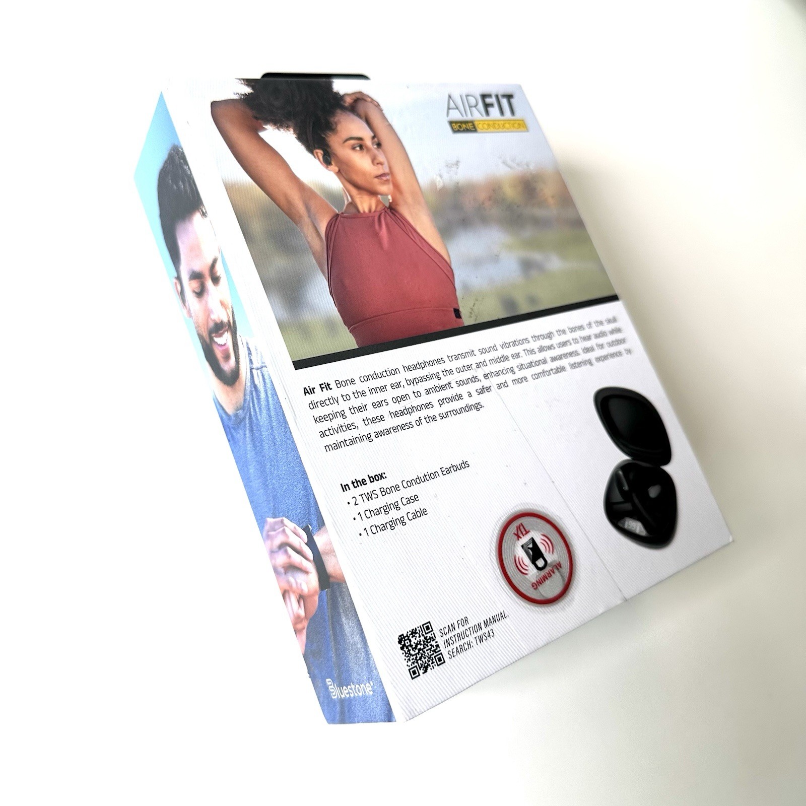 Sweat Proof BX17 Wireless Sports Earbuds w/ Case, Original Box Free Shipping!