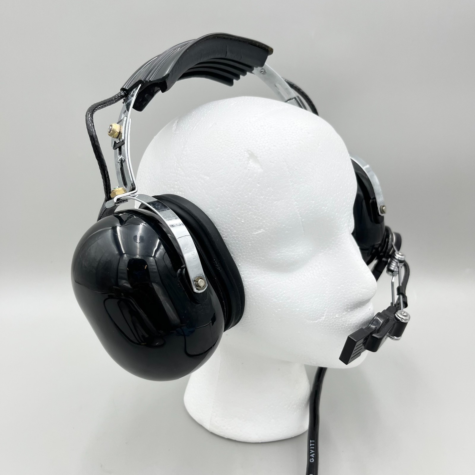 David Clark 16831 G-01 Aviation Communication Headset + Nexus U-94A/U PTT Switch