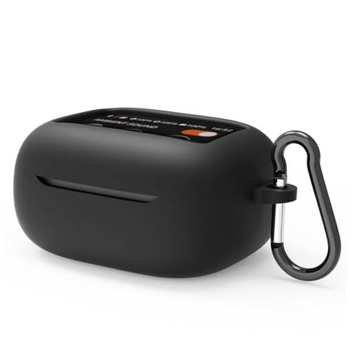 Silicone Case Cover Compatible with JBL Live Flex 3 True Wireless Earbuds,