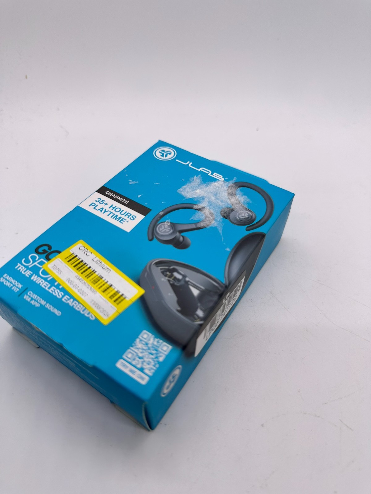 JLab Go Air Sport True Wireless Earbud – 35+ Hours Playtime USB C – Graphite