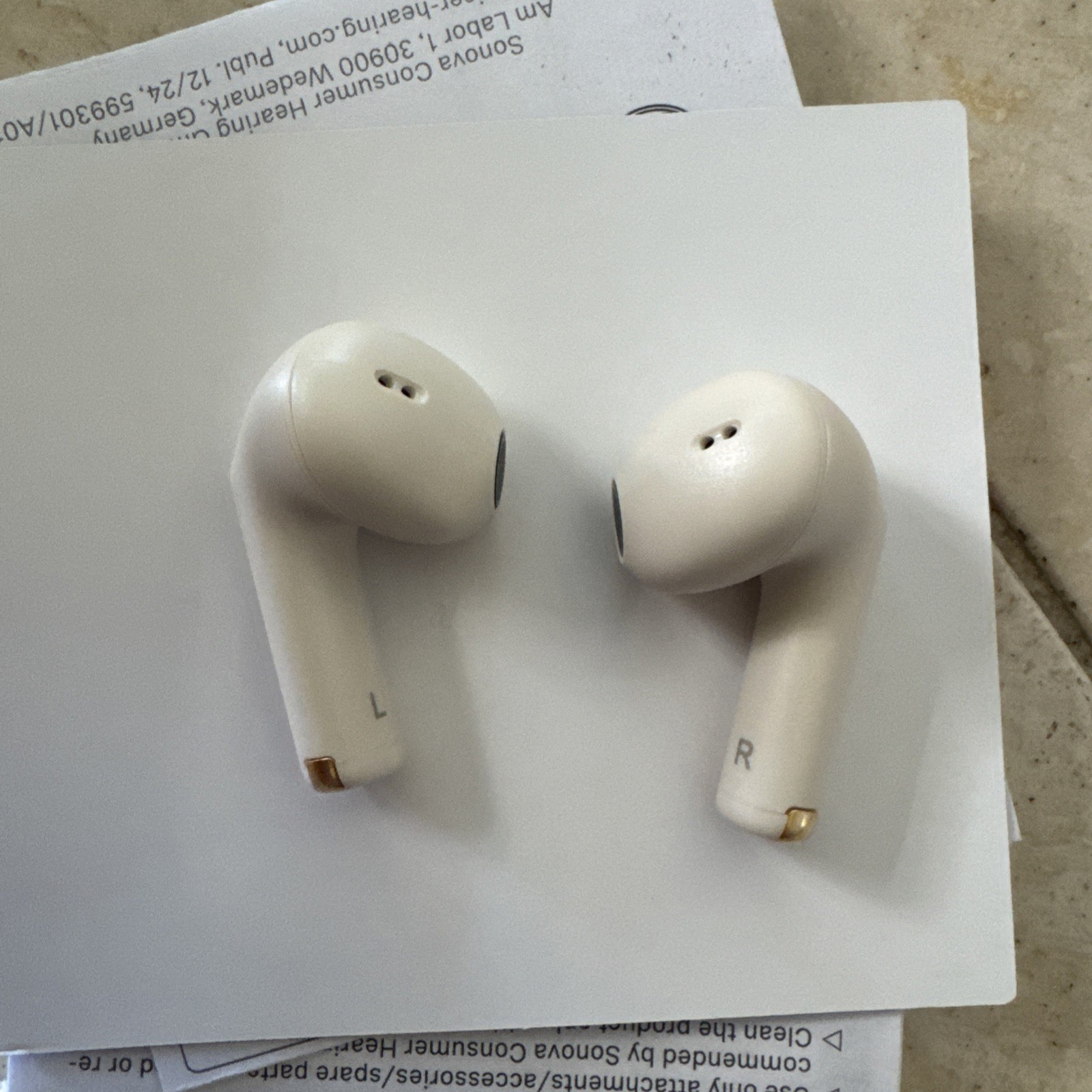 Sennheiser ACCENTUM Open Wireless Earbuds – Cream open box