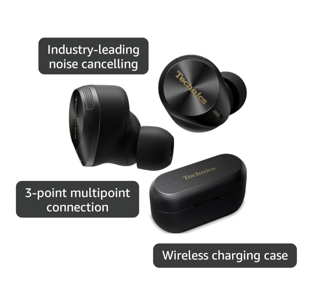 AMAZING Technics Premium Hi-Fi Noise Cancelling Wireless Earbuds EAH-AZ80