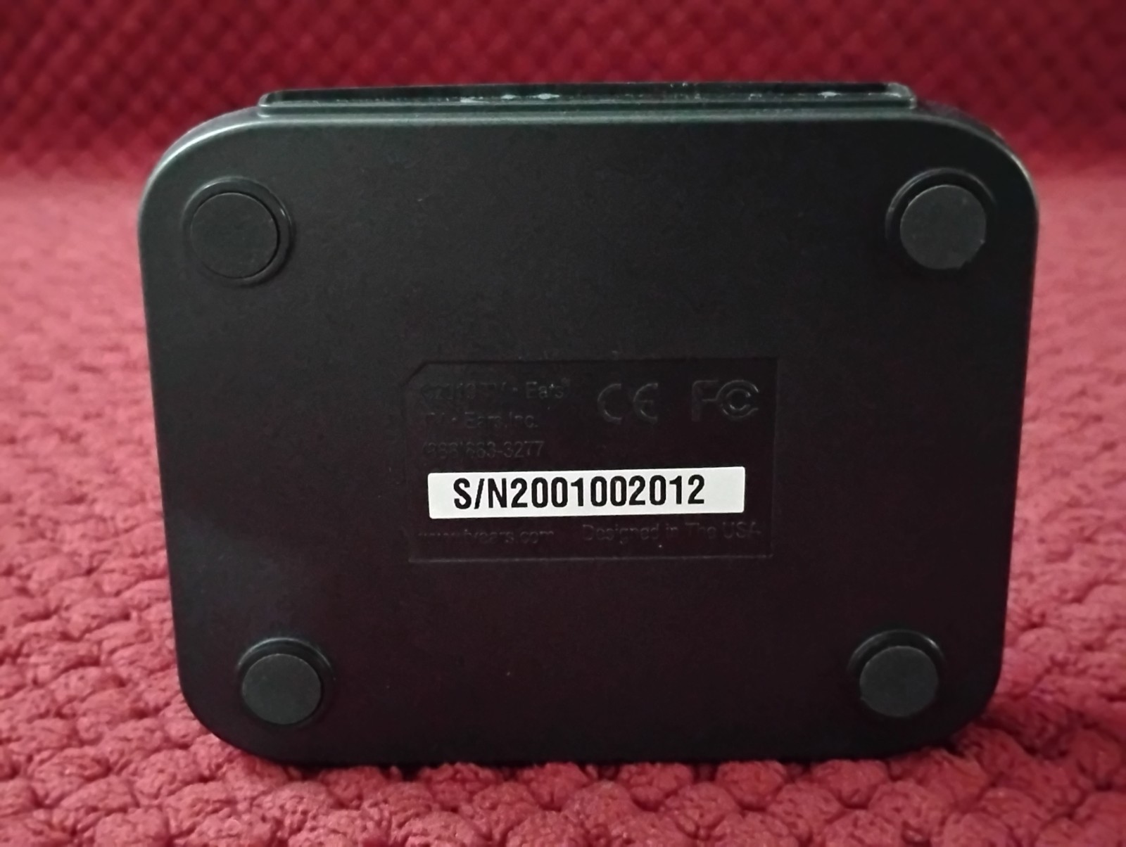 TV Ears Analog Transmitter, 5.8 Hz, Dual Charger Cradle Only, New And Unused