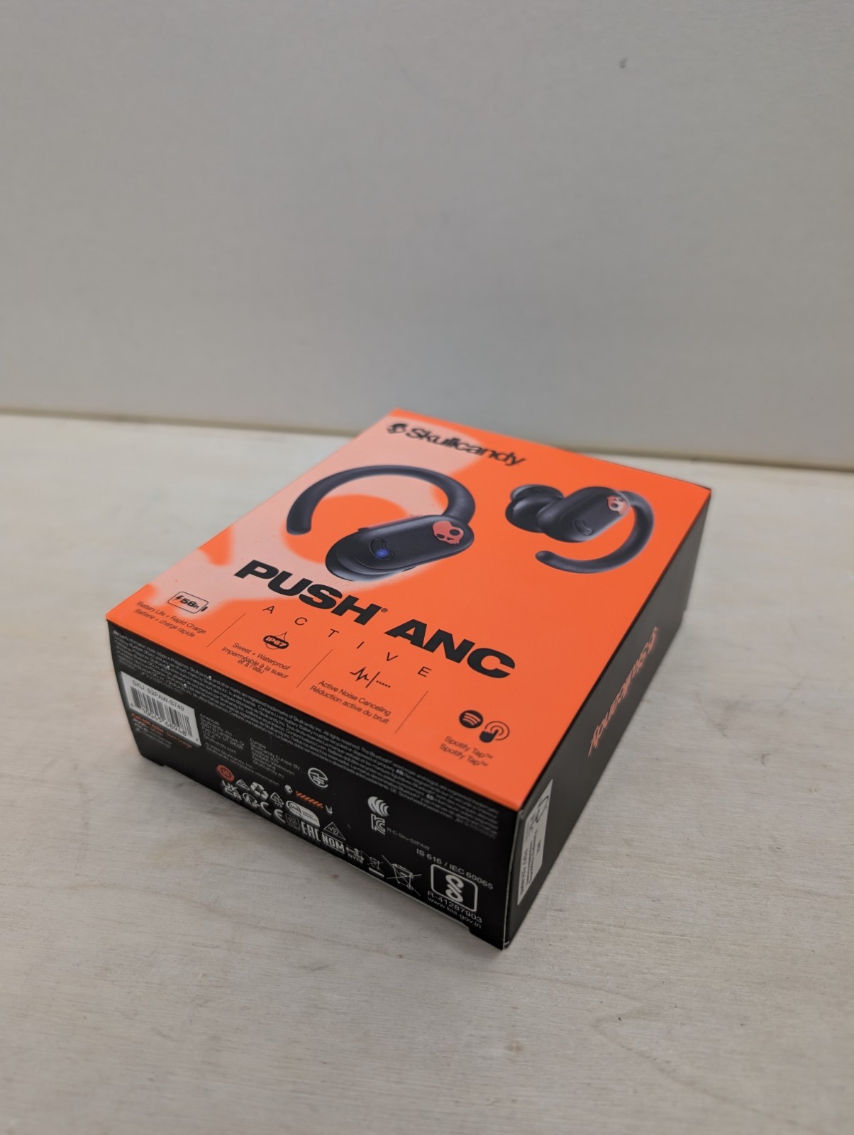 New Skullcandy Push ANC Active in-Ear Wireless Earbuds, 58 Hr Battery, IP67
