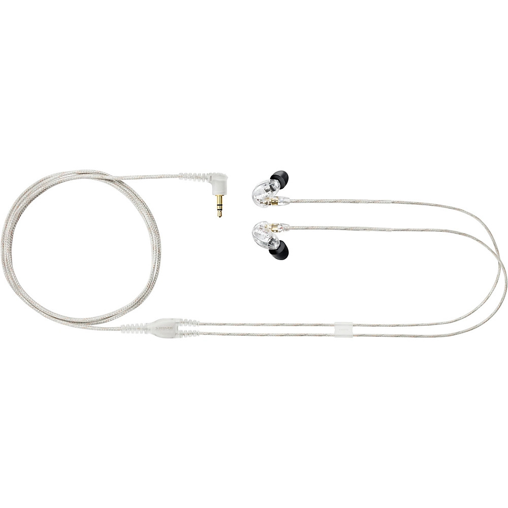 Shure SE215 Dynamic Microdriver Earphones Clear