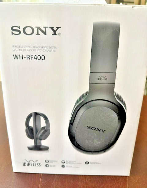 Sony WH-RF400 Wireless Home Theater Headphones for Watching TV (WHRF400)
