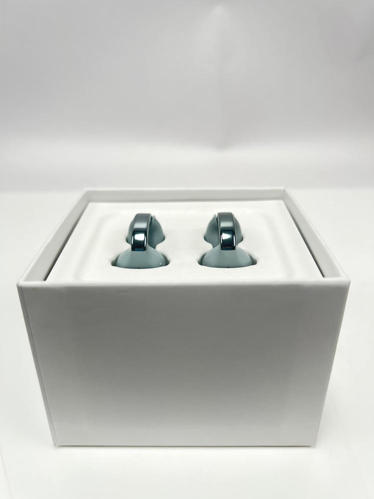 JVC Nearphones Open Ear Wireless Earbuds Bluetooth 5.3 IPX4 Clip On Gray