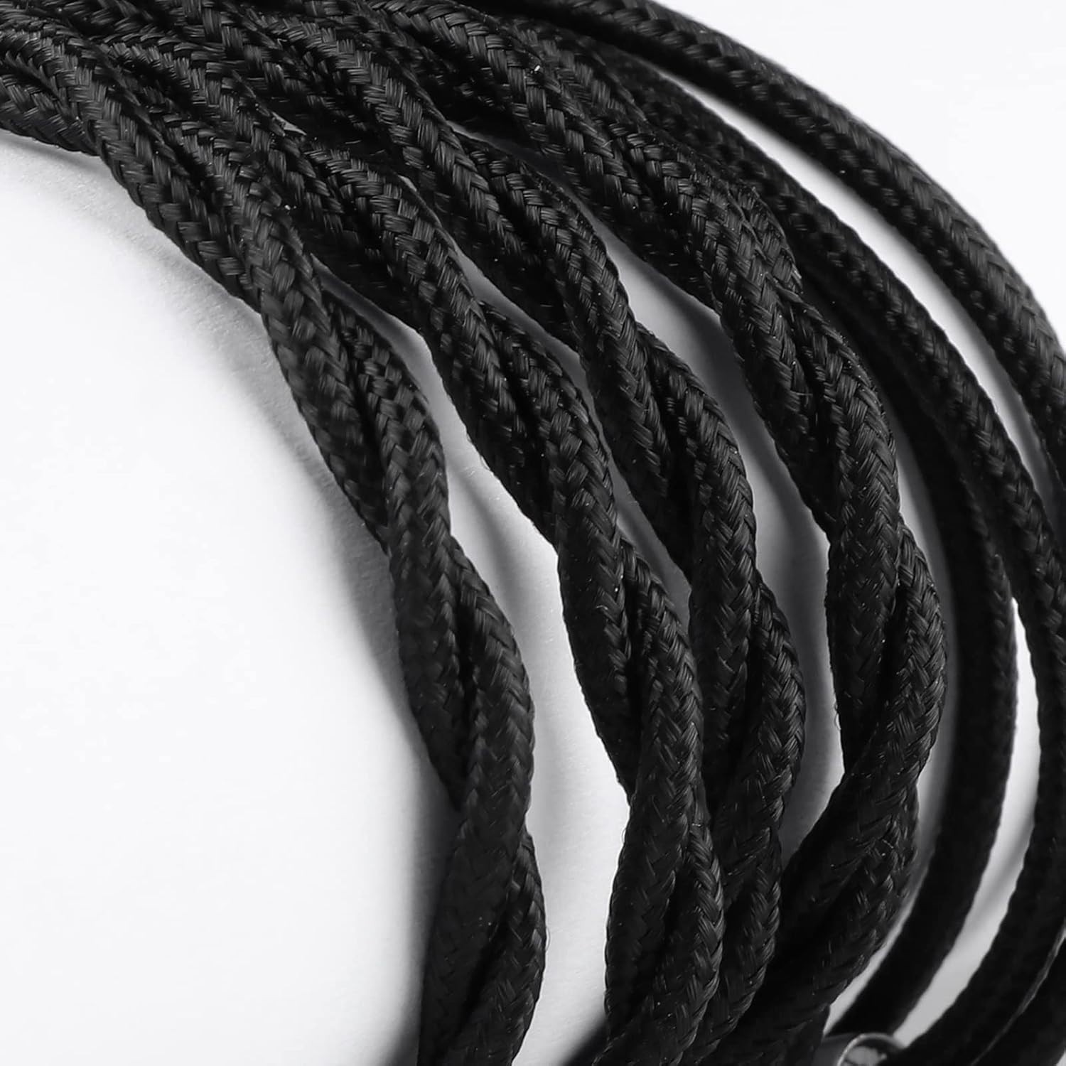 Durable Braided IEM Cable – 4N OFC, Cotton Yarn, 2pin 3.5mm with Microphone
