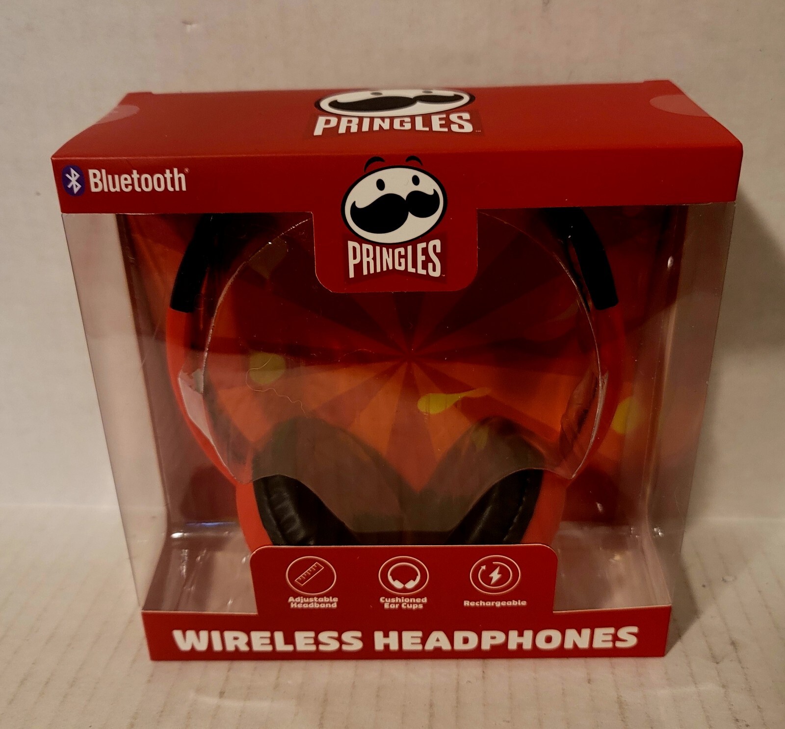 New In Box Pringles Wireless Headphones Set Back to school Bluetooth