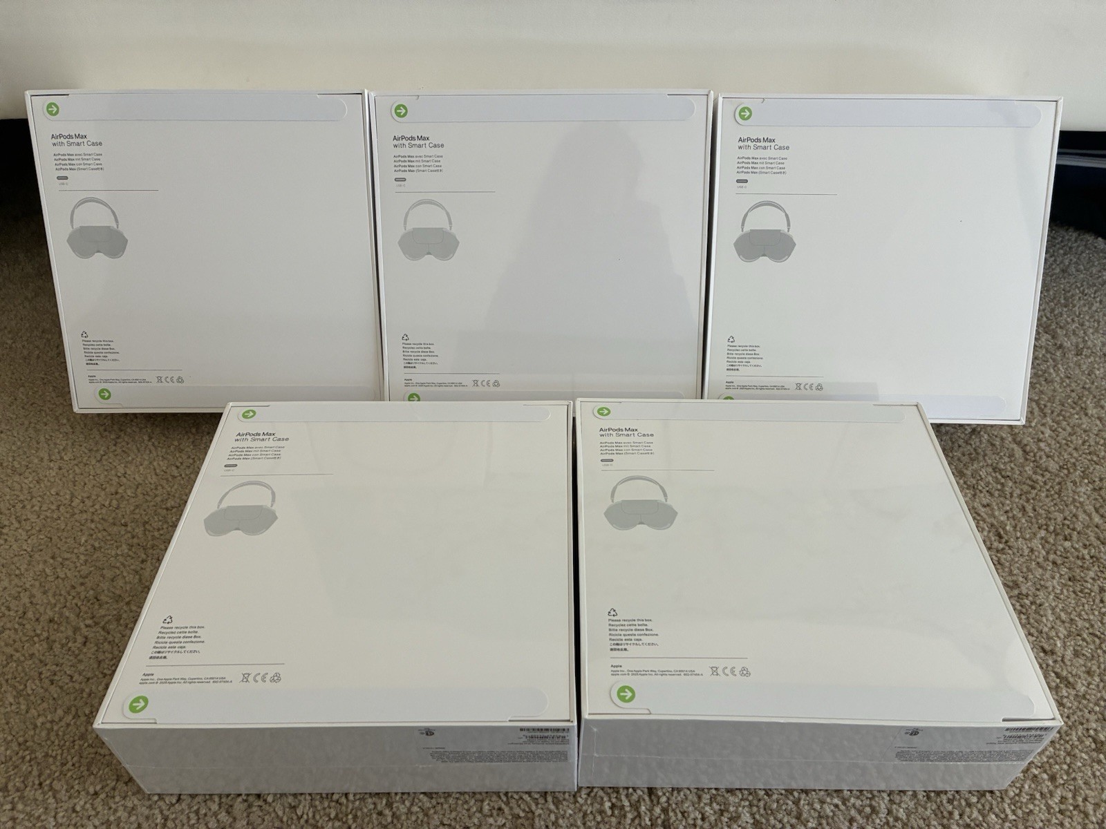 (For Parts Only) AirPods Max Wireless Headphones, Over-Ear, Assorted Colors