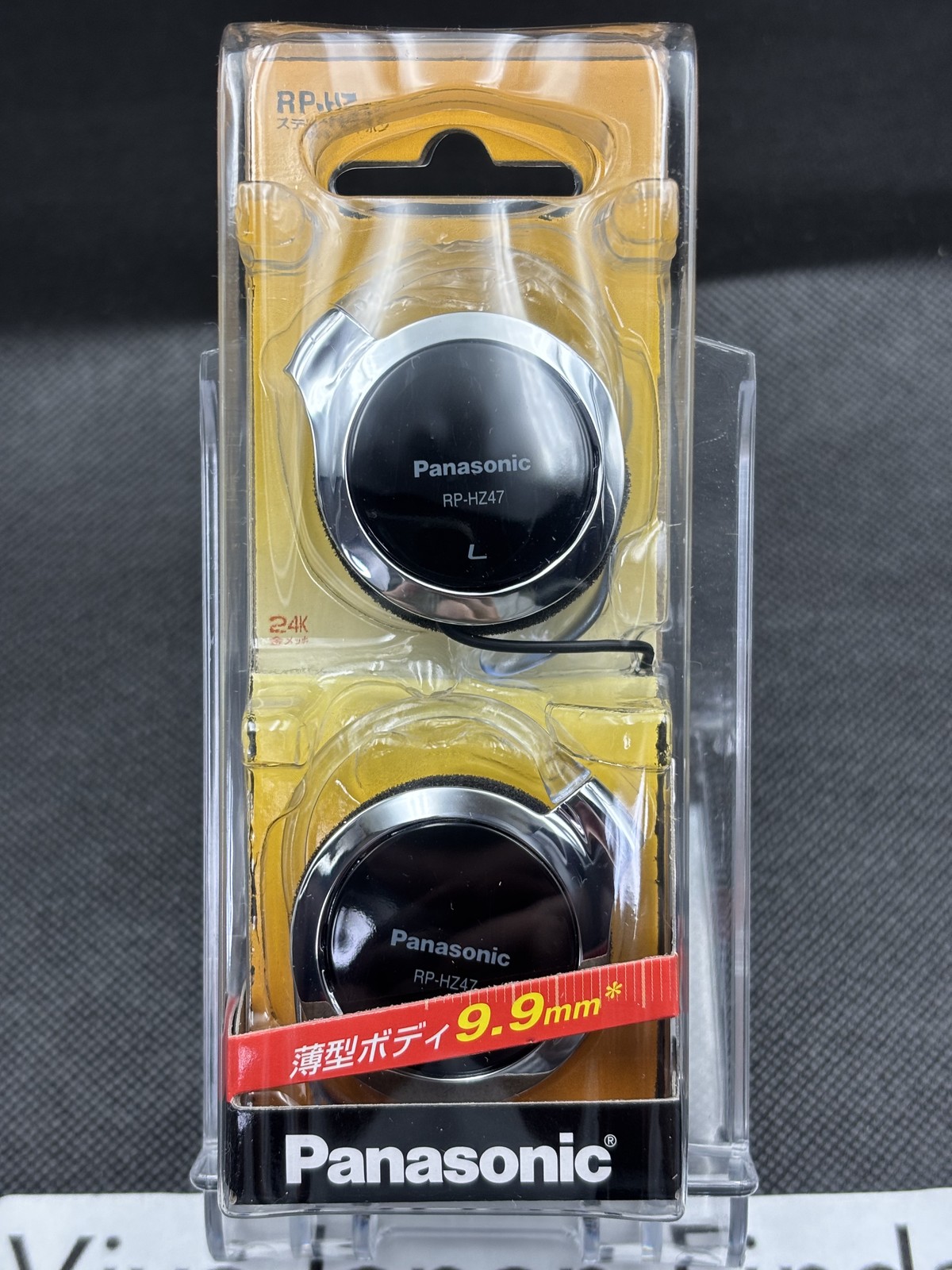 Panasonic Clip Earphone Headphone RP-HZ47-K 9.9mm Black NEW