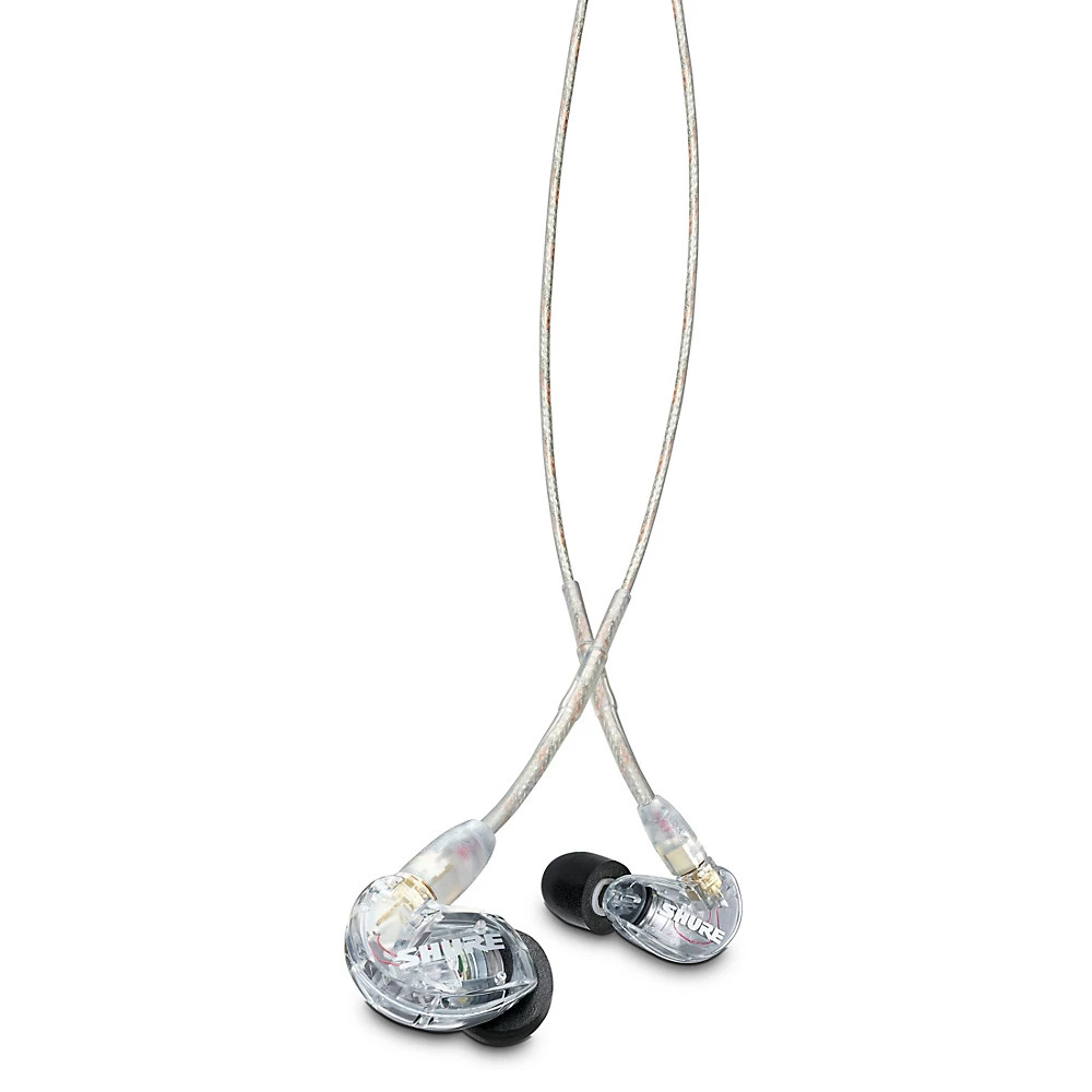 Shure SE215 Dynamic Microdriver Earphones Clear