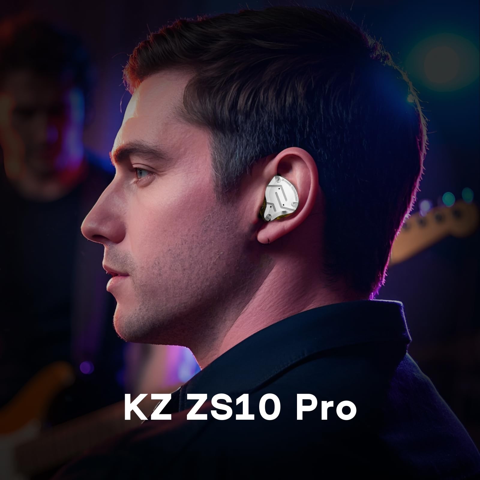 KZ ZS10 Pro, Linsoul 4BA+1DD 5 Driver in Ear Monitor, HiFi Metal Earphones, w…