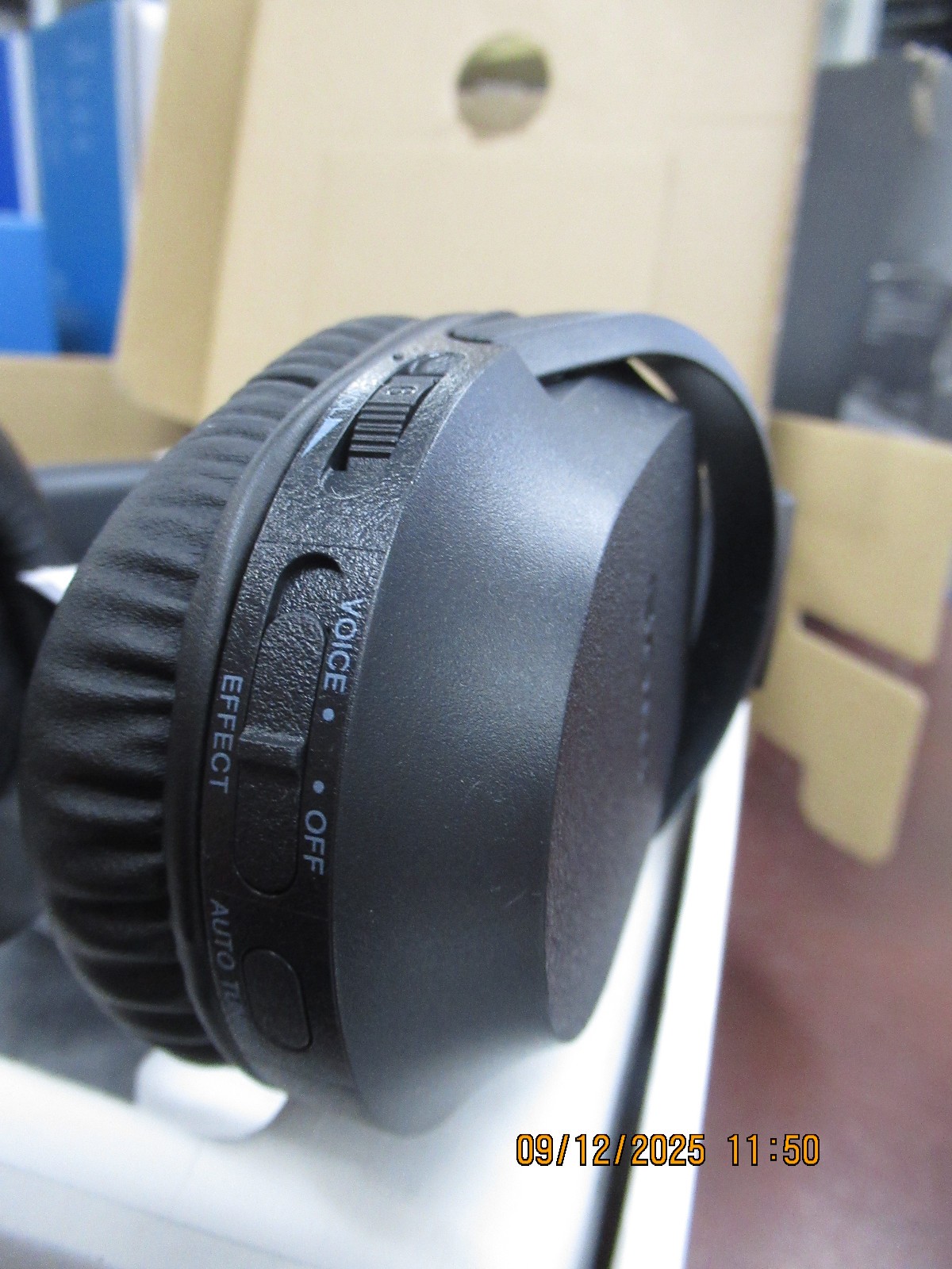 Lot of 5 Sony RF400 Wireless Home Theater Headphones – Black