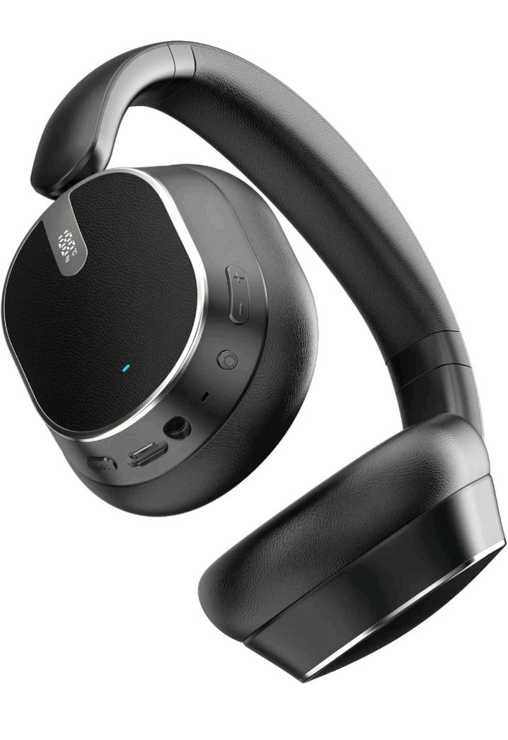 Active Noise Cancelling Headphones, Wireless Over-Ear Bluetooth 6.0 Headphones