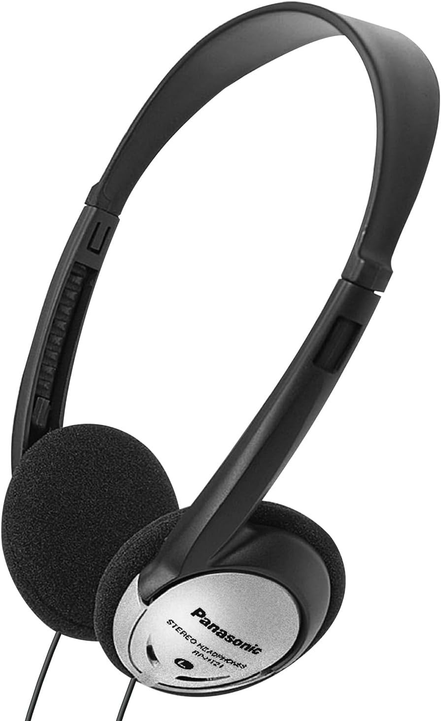 Panasonic RP-HT21 Lightweight Headphones with XBS, 16Hz-22Khz Frequency, 16 Ohm