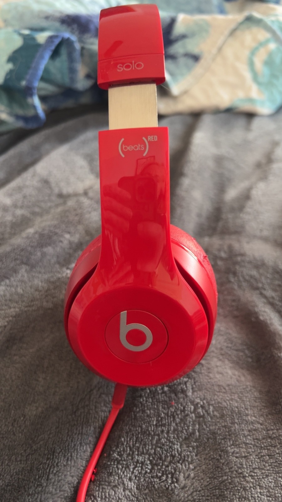 Beats by Dr. Dre Solo2 Over the Ear Headphones Wired- Red