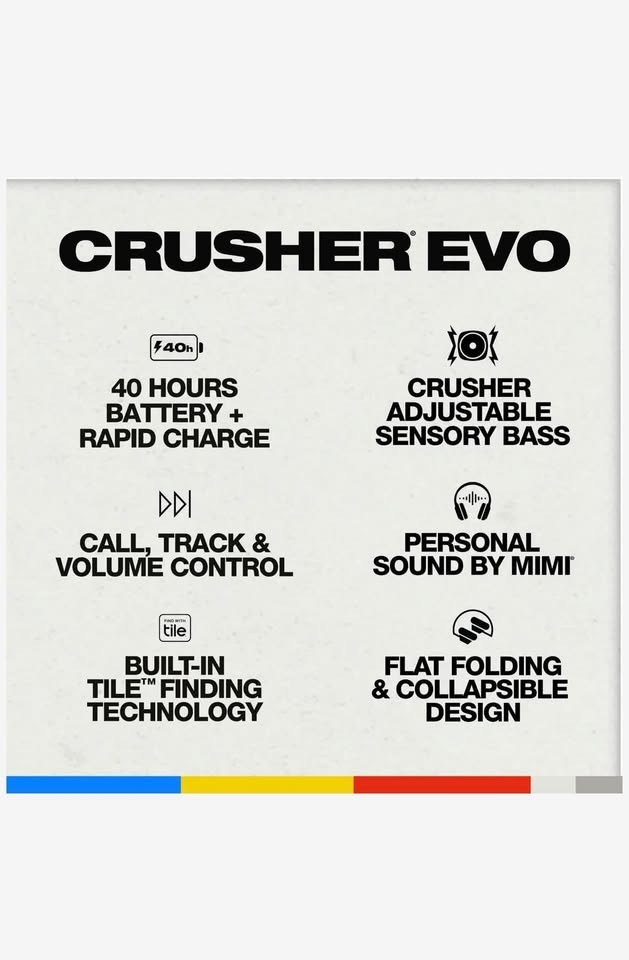 Skullcandy Crusher Wireless Headphones – Black