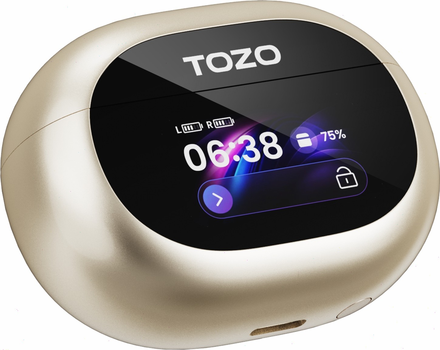 TOZO NC20 Pro Wireless Earbuds Bluetooth 5.4 Headphones Champagne