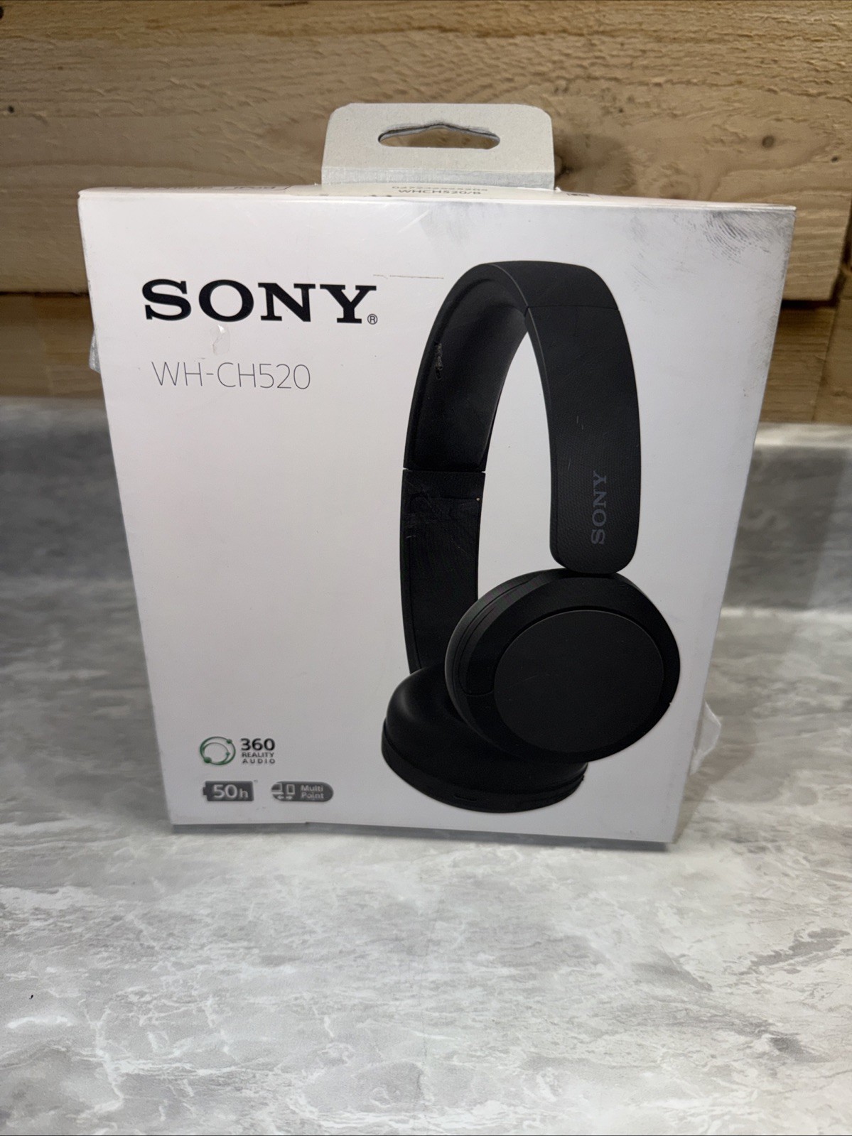 Sony WH-CH520 Wireless Bluetooth Headphones – Black – Lightly Used – Tested