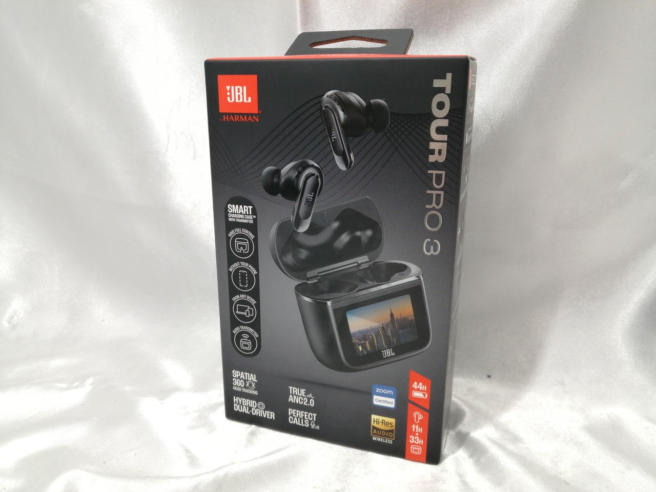 JBL TOUR PRO3 Wireless Earbuds, Hybrid Noise Cancelling, Touch Control