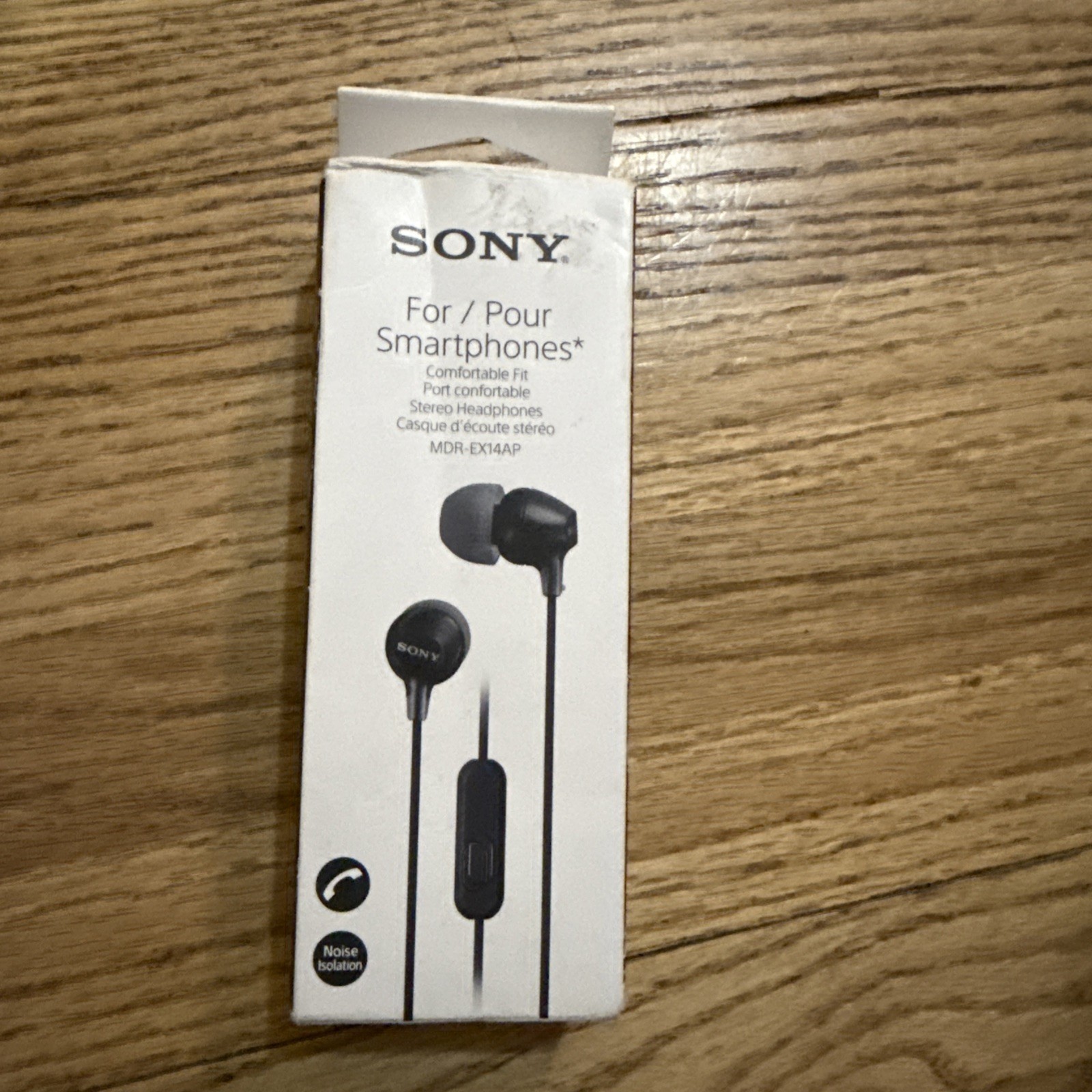 Sony EX14AP Wired Earbud Headphones MDREX14AP – BLACK
